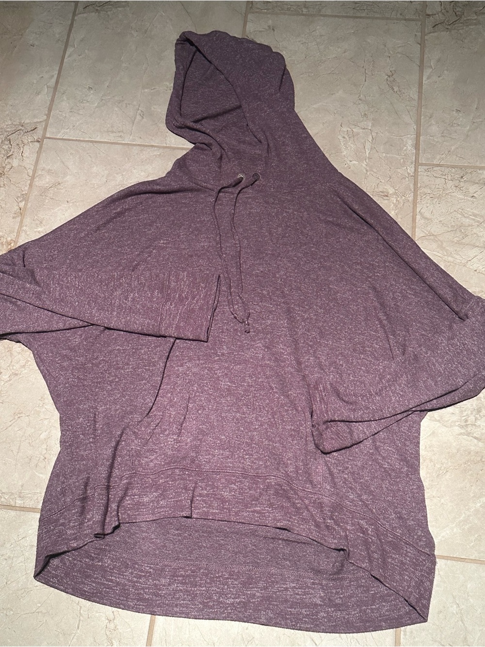 American Eagle loose fit hooded lightweight hooded sweatshirt XL maroon soft